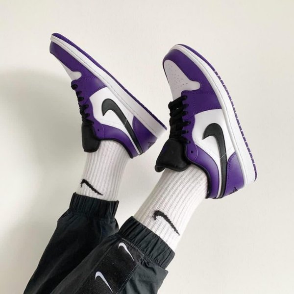 air jordan 1 low court purple - uaessss