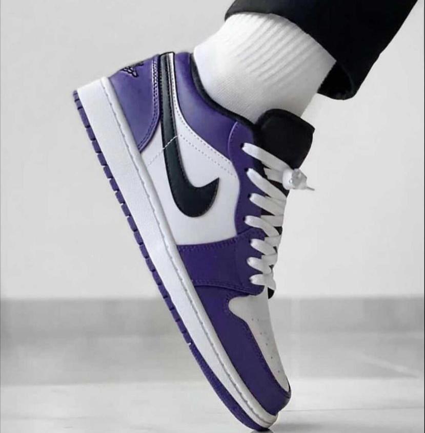 air jordan 1 low court purple - uaessss