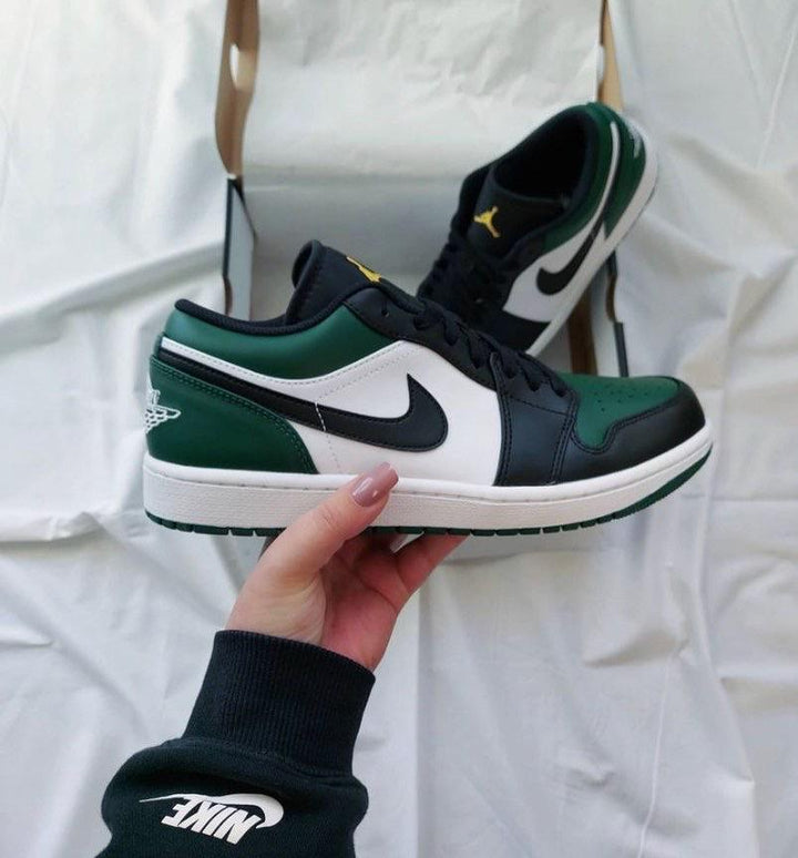 Air jordan 1 low green toe - uaessss