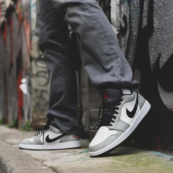 Air jordan 1 low Light smoke Grey - uaessss