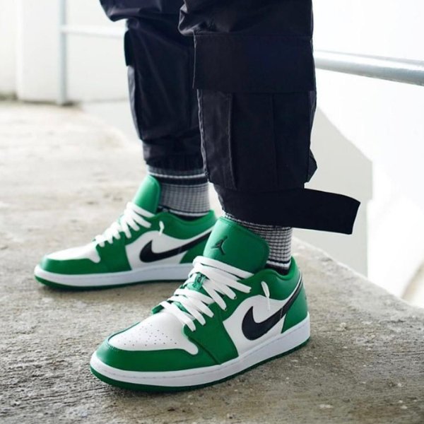 Air jordan 1 low, pine green - uaessss