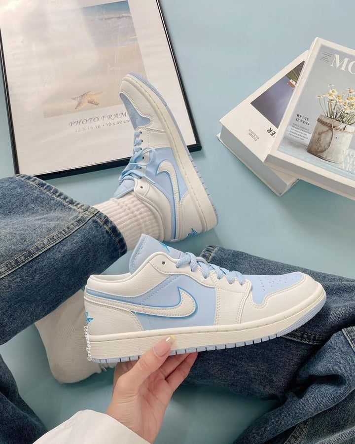 Air Jordan 1 Low Reverse Ice Blue - uaessss