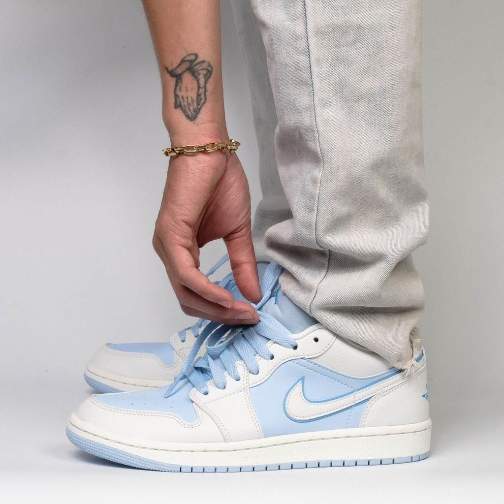 Air Jordan 1 Low Reverse Ice Blue - uaessss