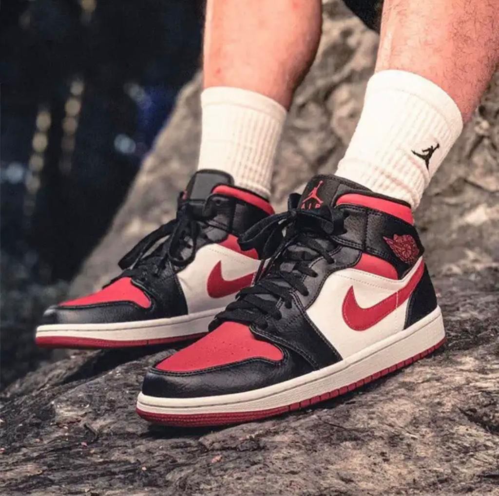 Air jordan 1 Mid Noble Red - uaessss