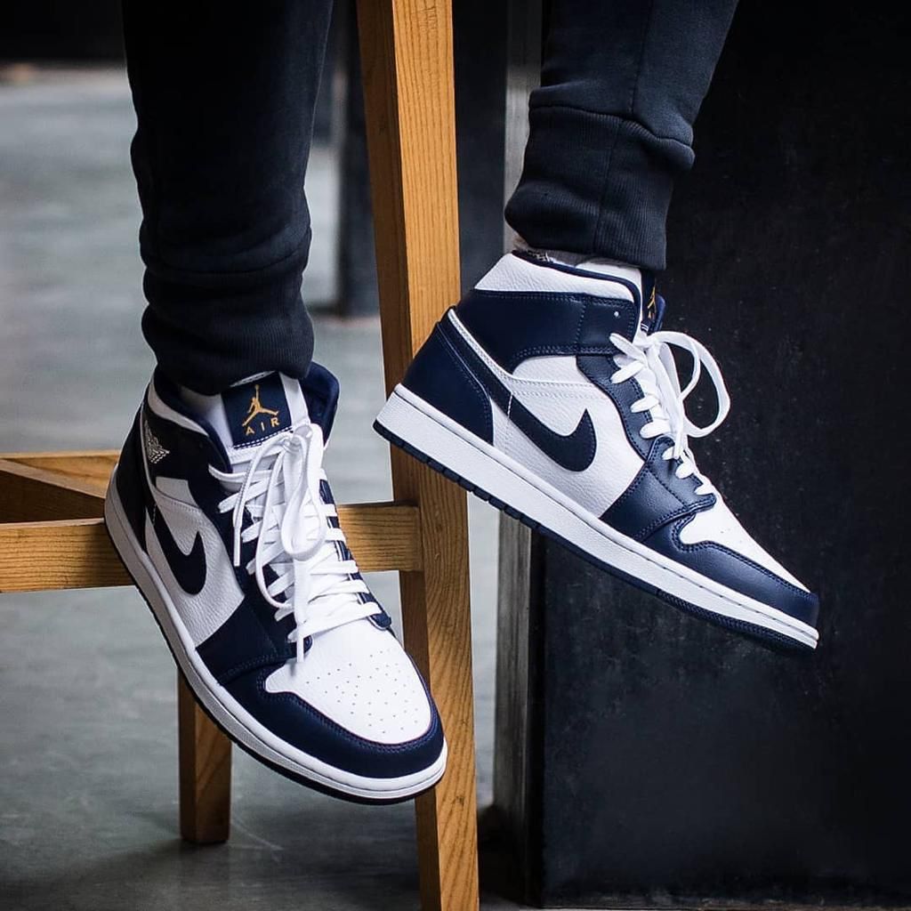 Air Jordan 1 Mid Obsidian - uaessss