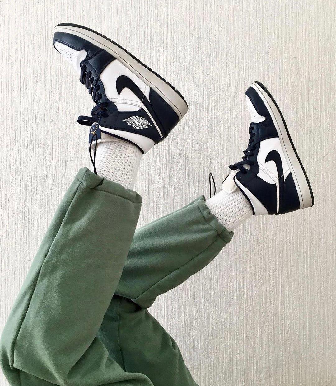 Air Jordan 1 Mid Obsidian - uaessss