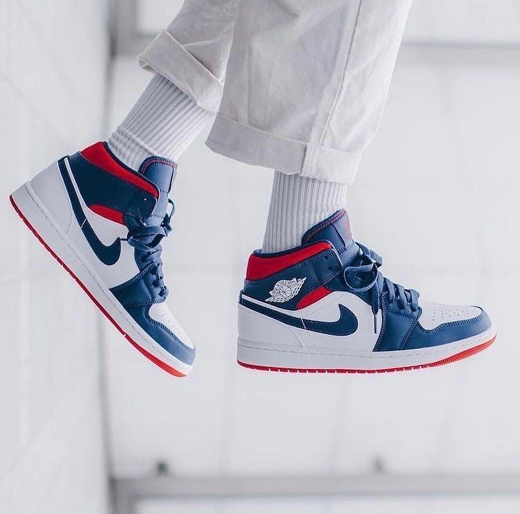 air jordan 1 Mid olympic - uaessss