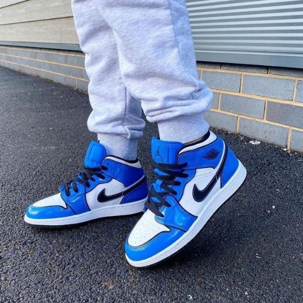 Air Jordan 1 Mid SE “Signal Blue - uaessss