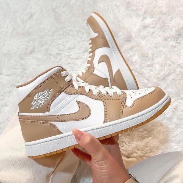 Air jordan 1 mid tan gum - uaessss