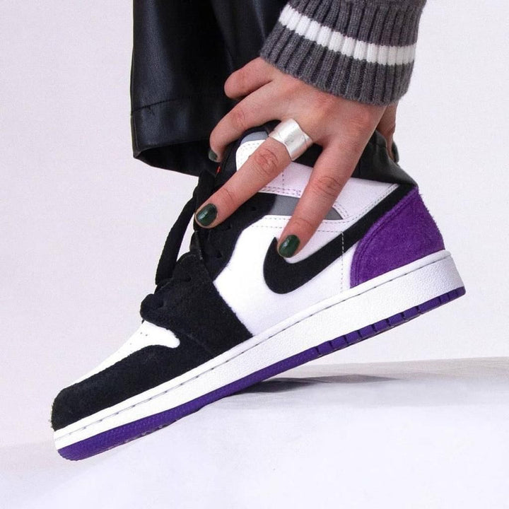 Air jordan 1 mid varsity purple - uaessss