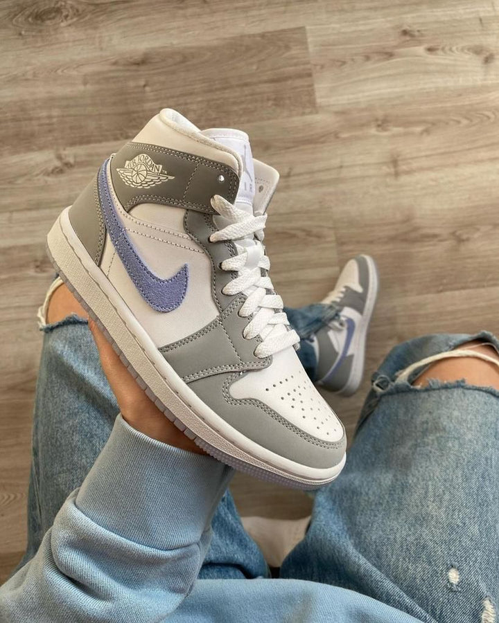 Air Jordan 1 mid wolf grey - uaessss