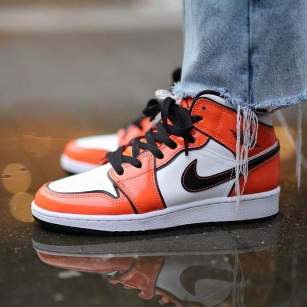 Air Jordan 1 Mid“Turf Orange - uaessss