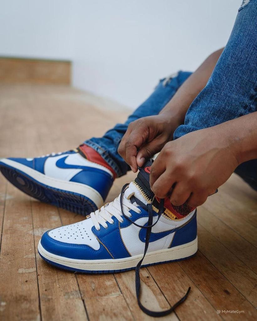 Air Jordan 1 union storm blue - uaessss