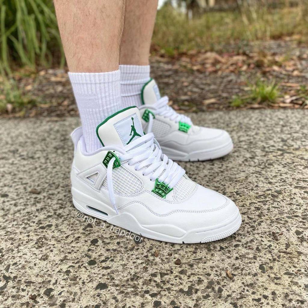 Air jordan 4 Green metallic - uaessss