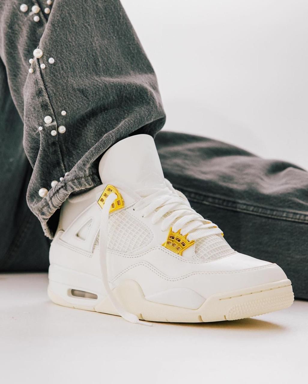 Air Jordan 4 “Metallic Gold” - uaessss