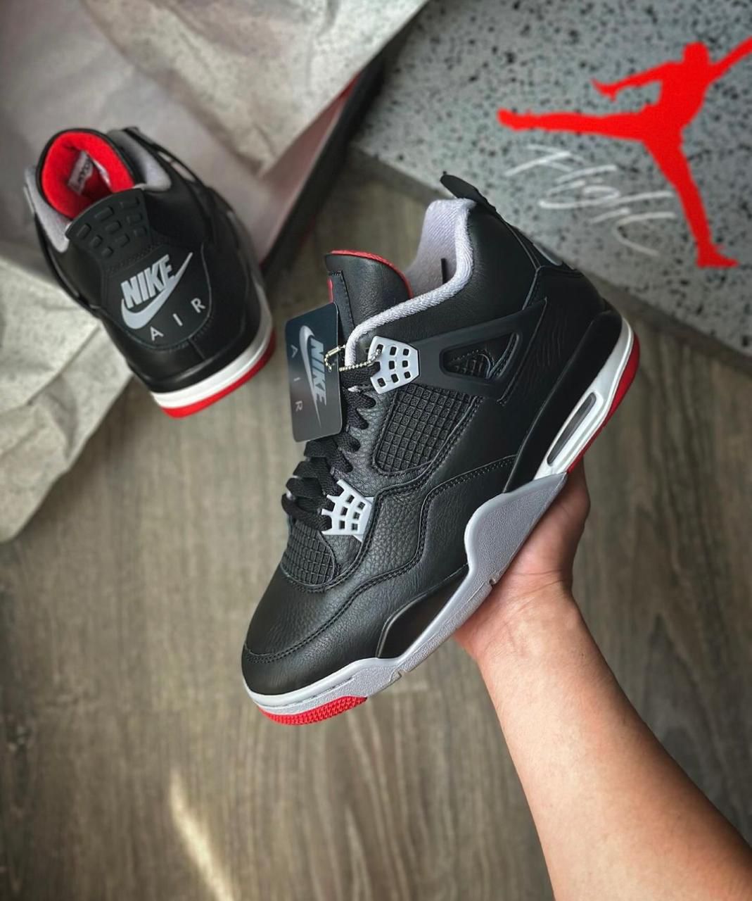 Air Jordan 4 Retro "Bred Reimagined - uaessss