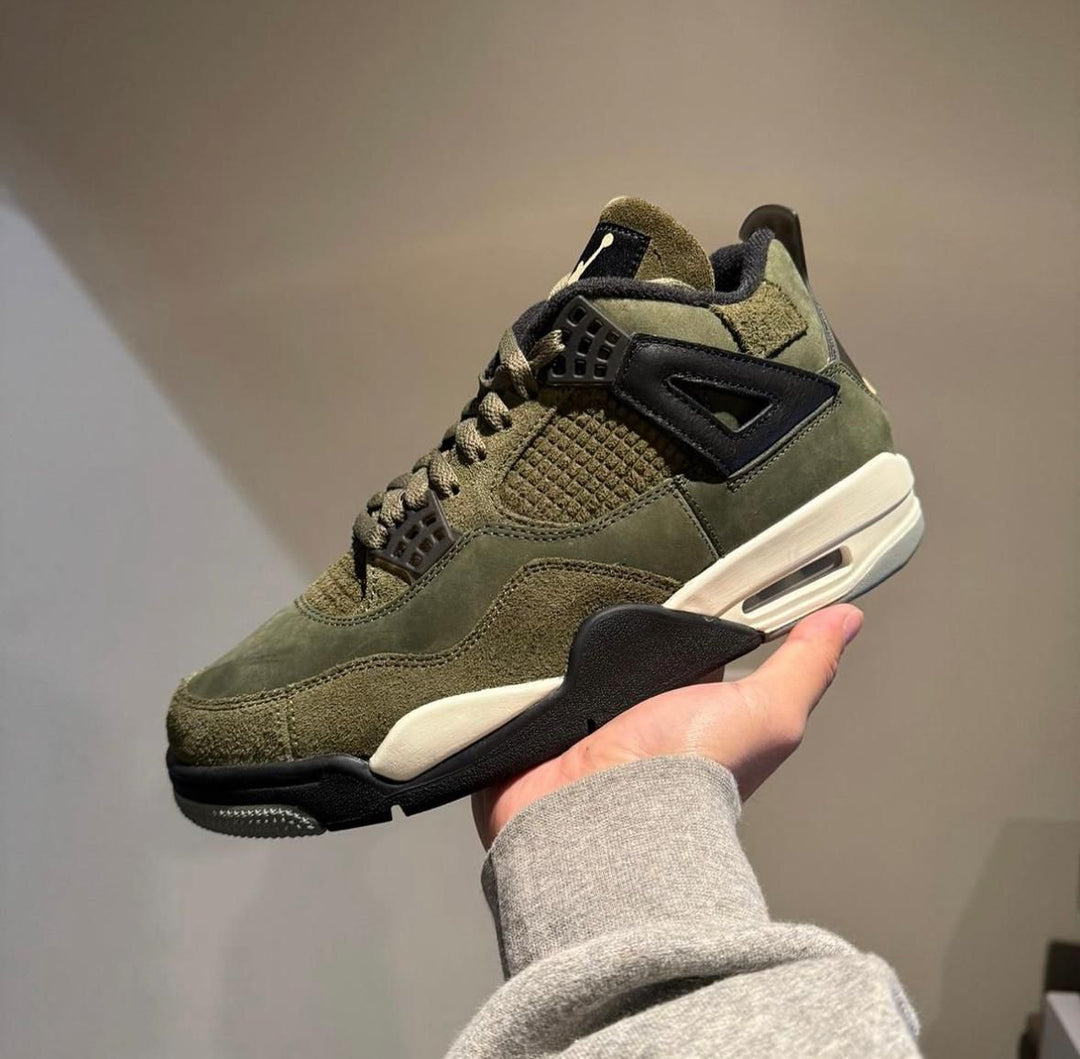 Air Jordan 4 Retro SE Craft Medium Olive - uaessss