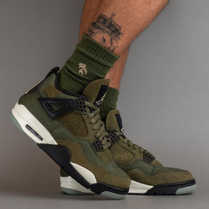 Air Jordan 4 Retro SE Craft Medium Olive - uaessss