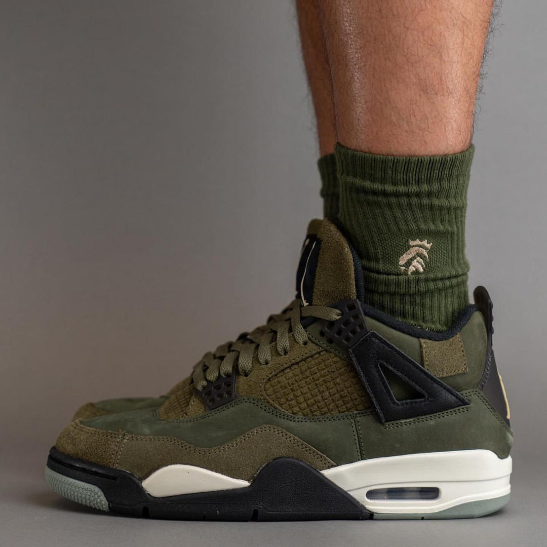 Air Jordan 4 Retro SE Craft Medium Olive - uaessss