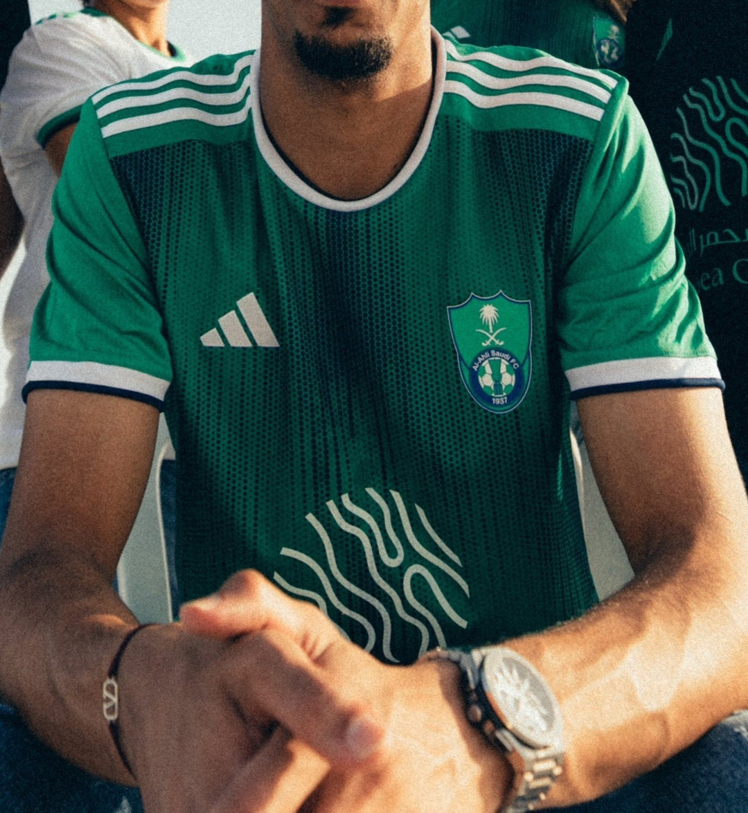 Al - Ahli Saudi home Fans Soccer Jersey 24 - uaessss