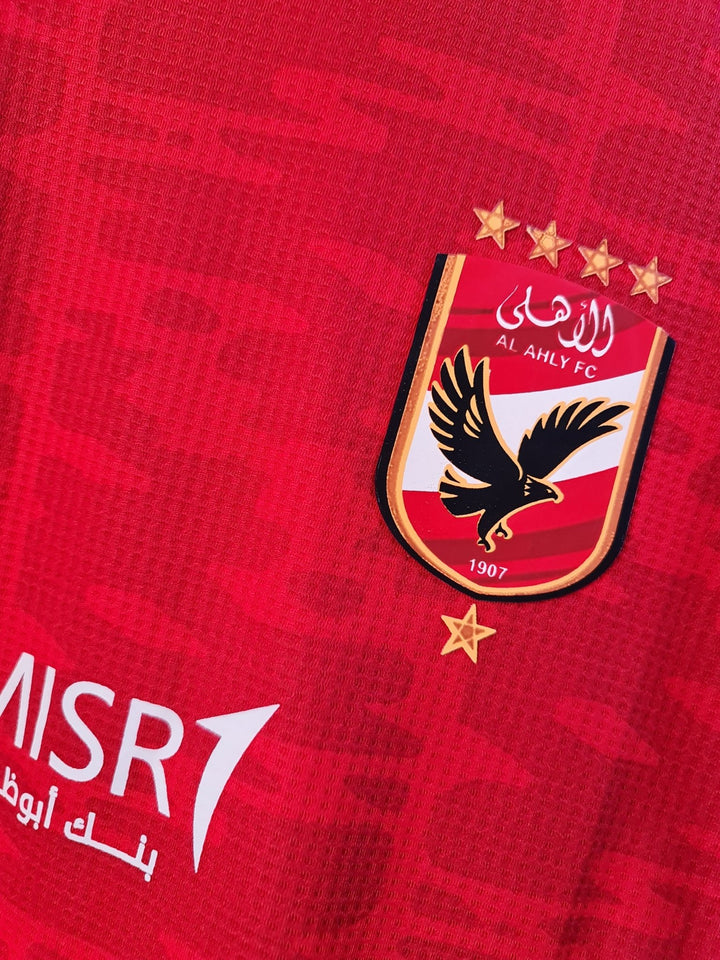 AL Ahly Club Home Jersey 3D logo 2022/23 - uaessss