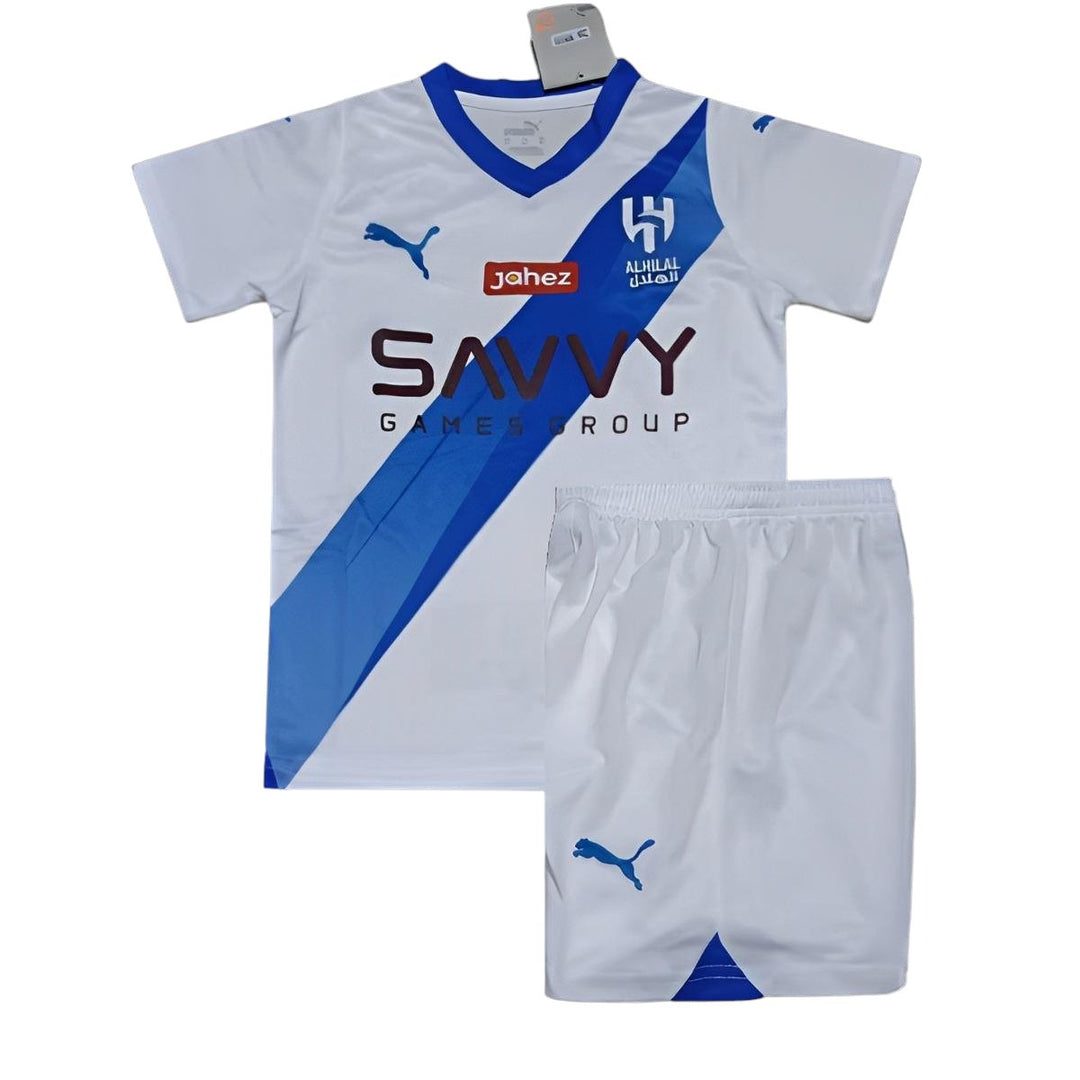 AL HILAL Kids AWAY Kit 2023/24 - uaessss