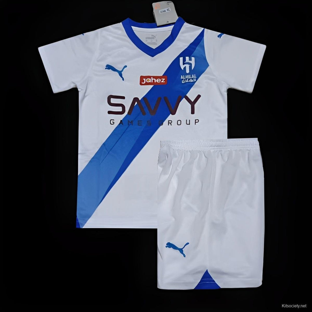 AL HILAL Kids AWAY Kit 2023/24 - uaessss