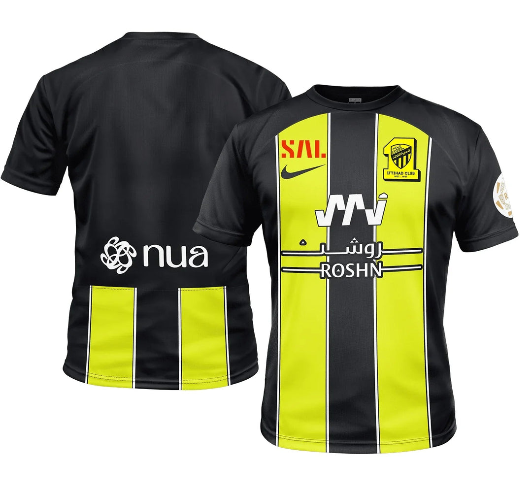 Al - Ittihad HOME JERSEY 2023/24 - uaessss