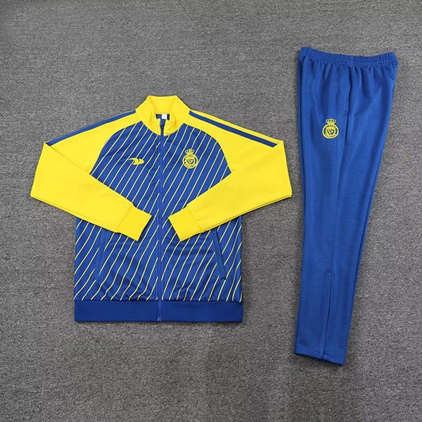 Al Nassr blue jacket training suit 2022/23 - uaessss