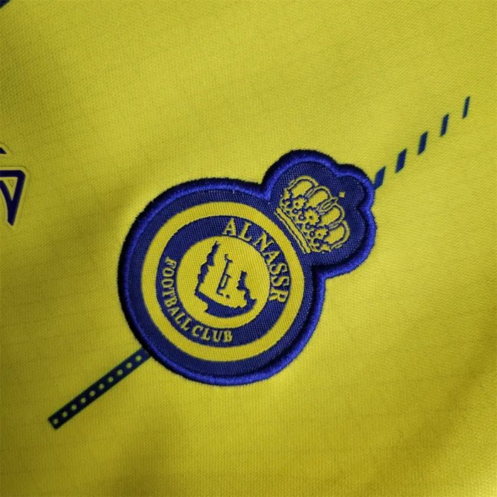 Al - Nassr Kids Home Kit 2023/24 WITH RONALDO 7 - uaessss