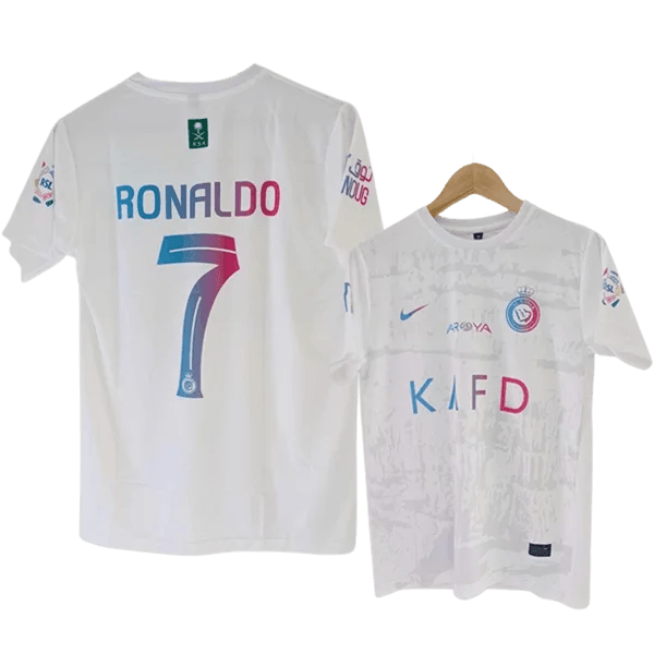 Al - Nassr Kids THIRD Kit 2023/24 WITH RONALDO 7 - uaessss