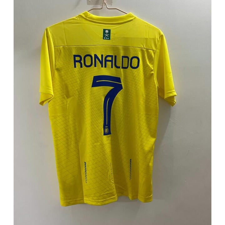 AL Nassr PLAYER VERSION home jersey 23/24 with RONALDO 7 - uaessss