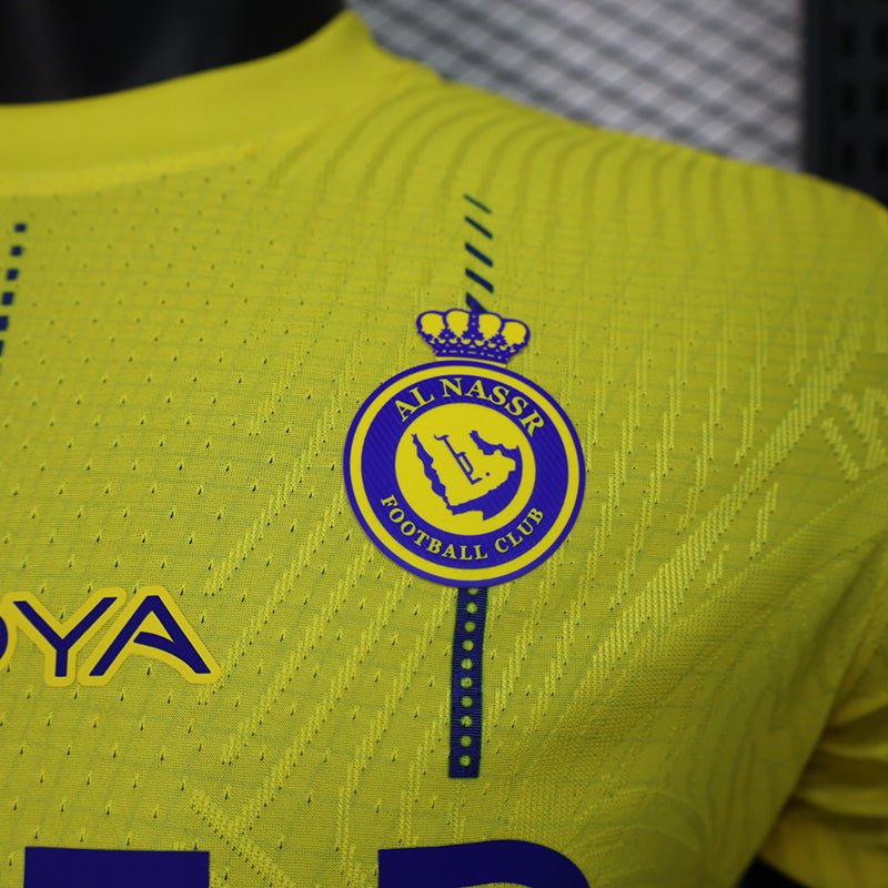 AL Nassr PLAYER VERSION home jersey 23/24 with RONALDO 7 - uaessss