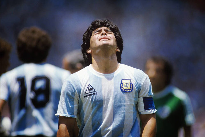 ARGENTINA 1986 HOME JERSEY WITH MARADONA 10 - uaessss