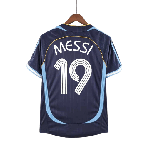 Argentina AWAY 2006 Classic JERSEY WITH MESSI 19 - uaessss