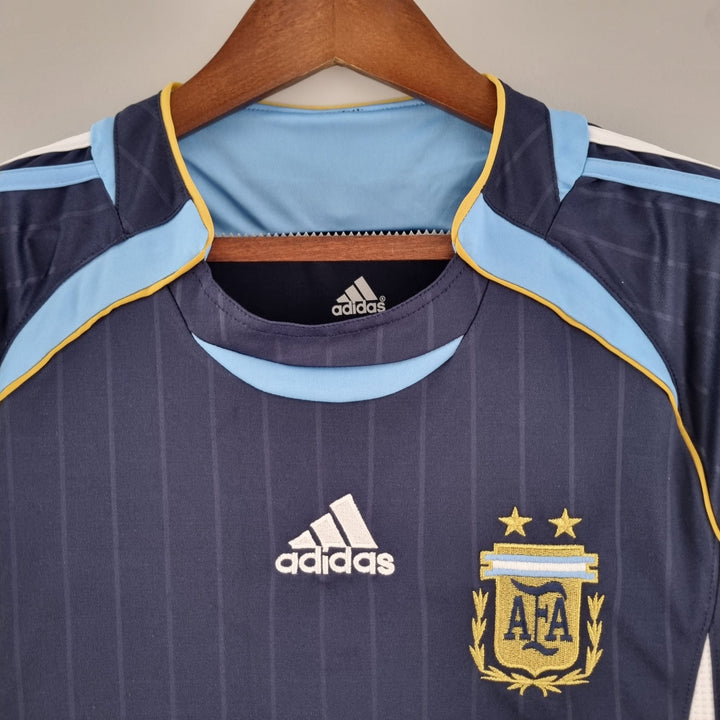 Argentina AWAY 2006 Classic JERSEY WITH MESSI 19 - uaessss