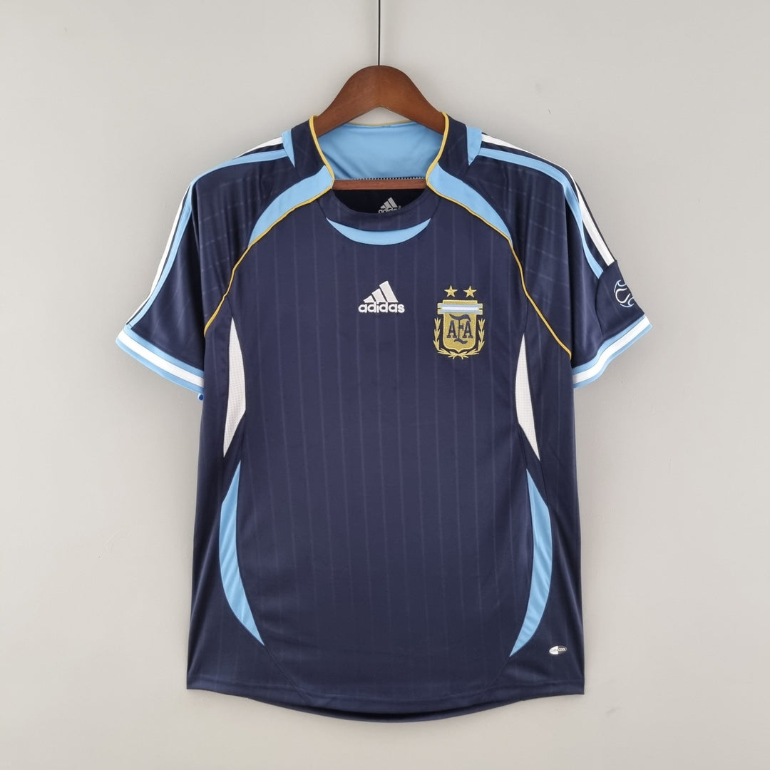 Argentina AWAY 2006 Classic JERSEY WITH MESSI 19 - uaessss