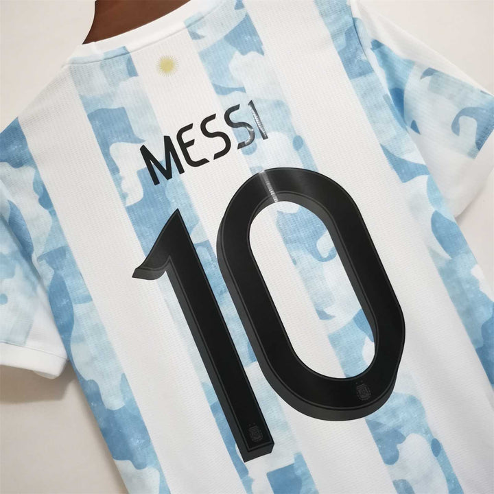 Argentina Copa America 2021 with Messi & Badge - uaessss