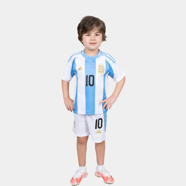 Argentina Home kit kids 2024 with Messi 10 - uaessss