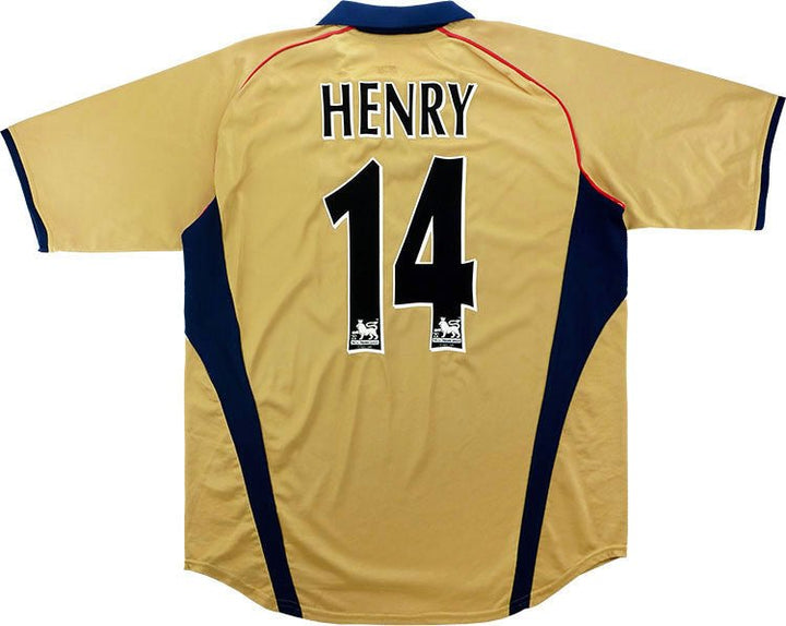 Arsenal AWAY Classic 2001/02 With Henry 14 - uaessss