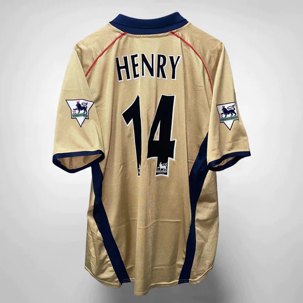 Arsenal AWAY Classic 2001/02 With Henry 14 - uaessss