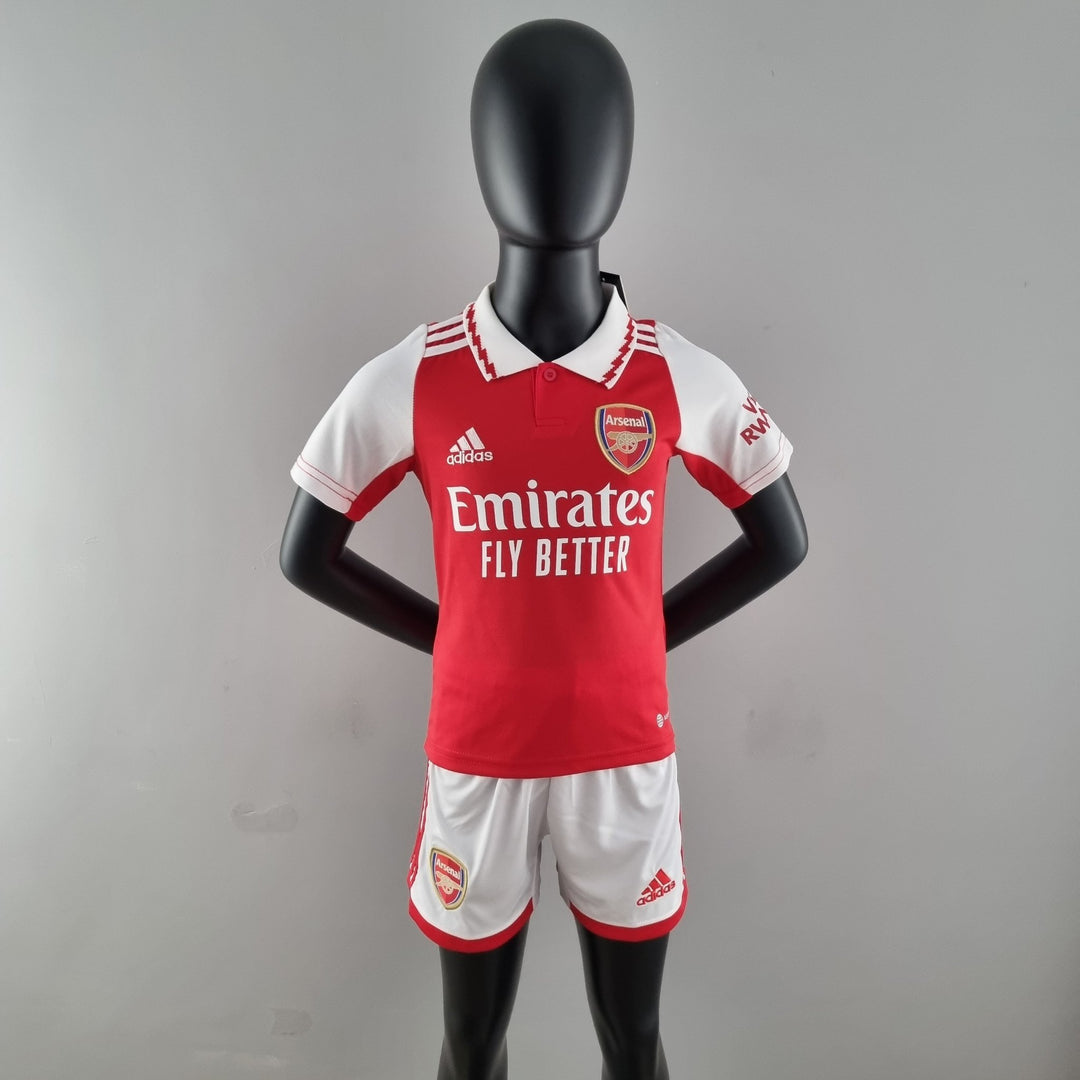 Arsenal Kids Home Kit 2022/23 - uaessss