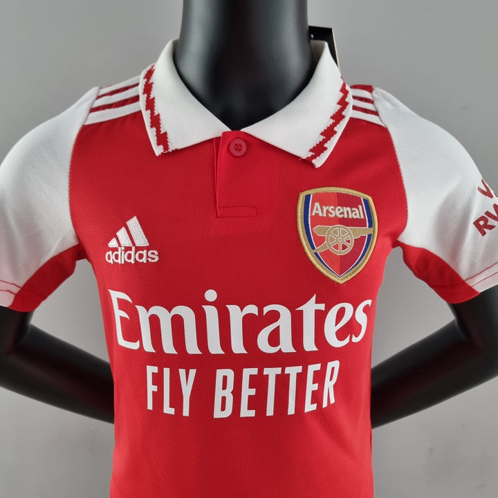 Arsenal Kids Home Kit 2022/23 - uaessss