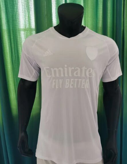 Arsenal white Pre - Match Shirt 23/24 - uaessss