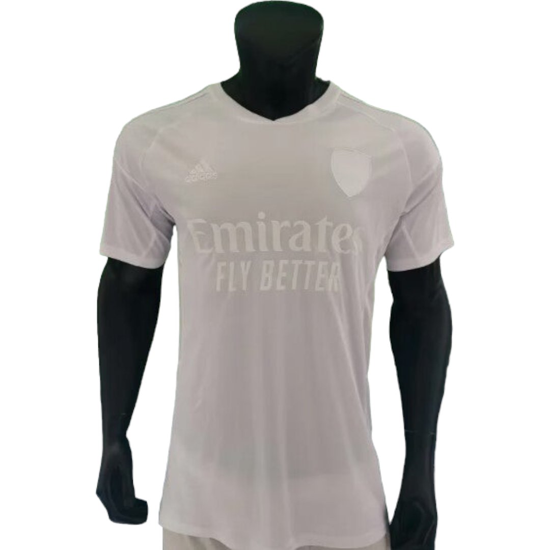 Arsenal white Pre - Match Shirt 23/24 - uaessss