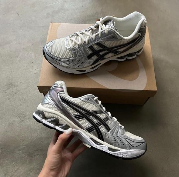 ASICS Gel - Kayano 14 Cream Black Metallic Plum - uaessss