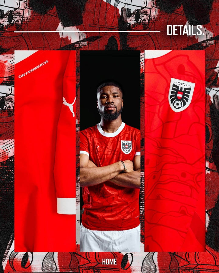 Austria Home Jersey 2024 - uaessss