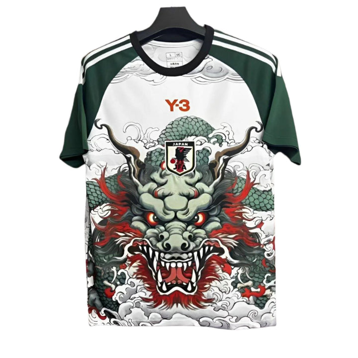 Japan x Y3 Green White Dragon Special Jersey 24/25