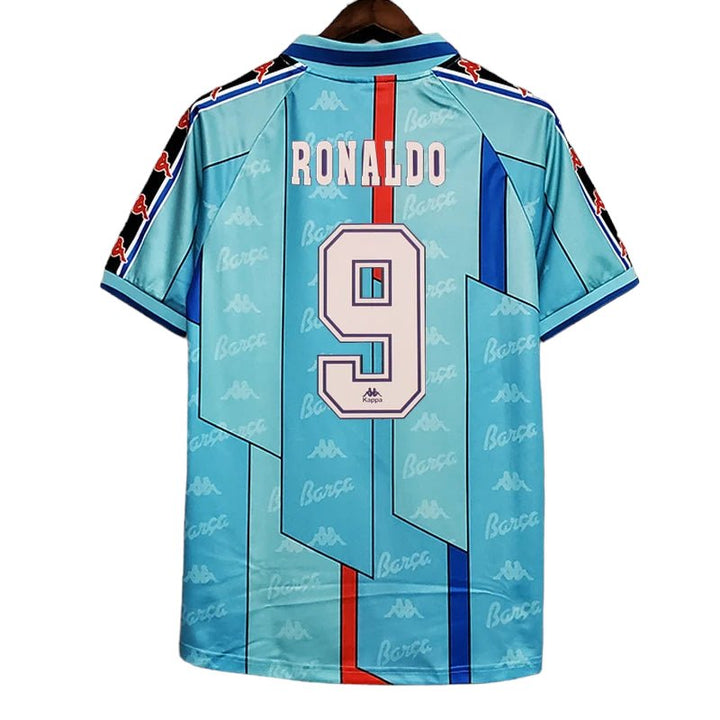 Barc_a Away Classic 1996/97 Jersey with RONALDO 9