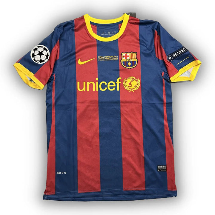 Barc_a Classic 2010/11 FINAL with Messi 10 & badges Jersey